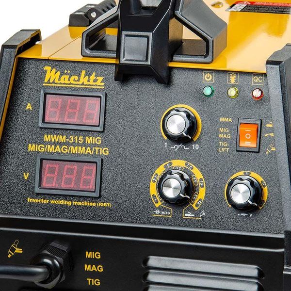 Зварювальний напівавтомат Mächtz MWM-315 MIG/MAG/MMA/TIG 7800 Вт Німеччина