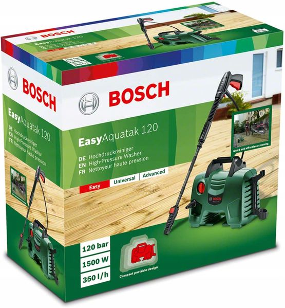 Мийка високого тиску Bosch EasyAquatak 120 (1500 Вт, 350 л/ч, 120 бар)