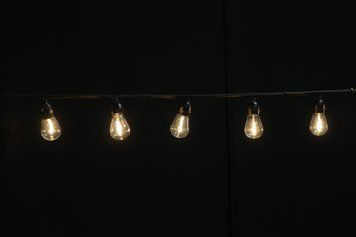 Світлодіодна ретрогірлянда лампочки Lumion Filament Bulb String 2 м 10 ламп зовнішня колір білий теплий