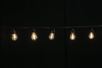 Світлодіодна ретрогірлянда лампочки Lumion Filament Bulb String 2 м 10 ламп зовнішня колір білий теплий