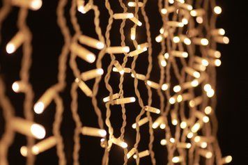 Гирлянда уличная LUMION штора 456Led 2x1,5m 230V белый теплый/белая IP44 EN