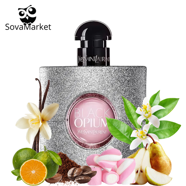 Yves saint laurent black opium glitter edp 90ml, Франція