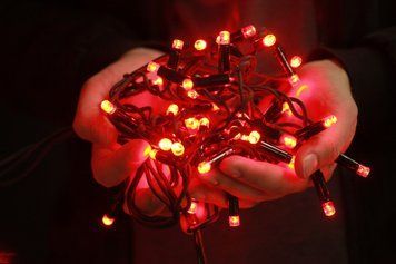 Гирлянда уличная LUMION нить 200LED 10m 230V цвет зеленый/черный IP44 EN