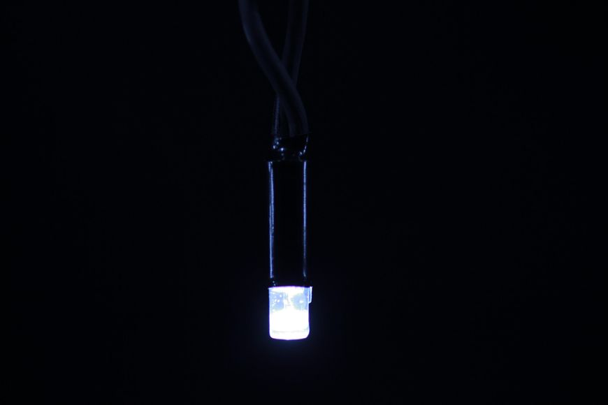 Гірлянда вулична LUMION нитка 100LED 10m 230V колір білий холодний/чорний IP44 EN