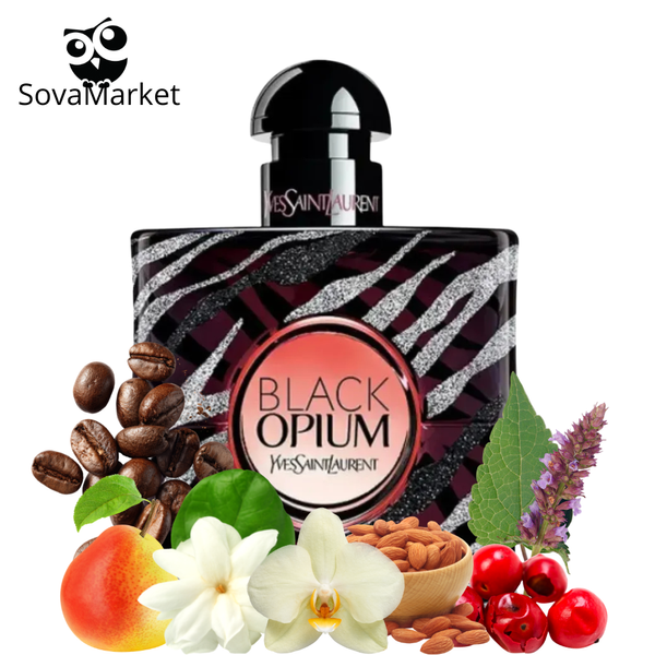 Yves Saint Laurent Black Opium Zebra Collector edp 90ml, Франція